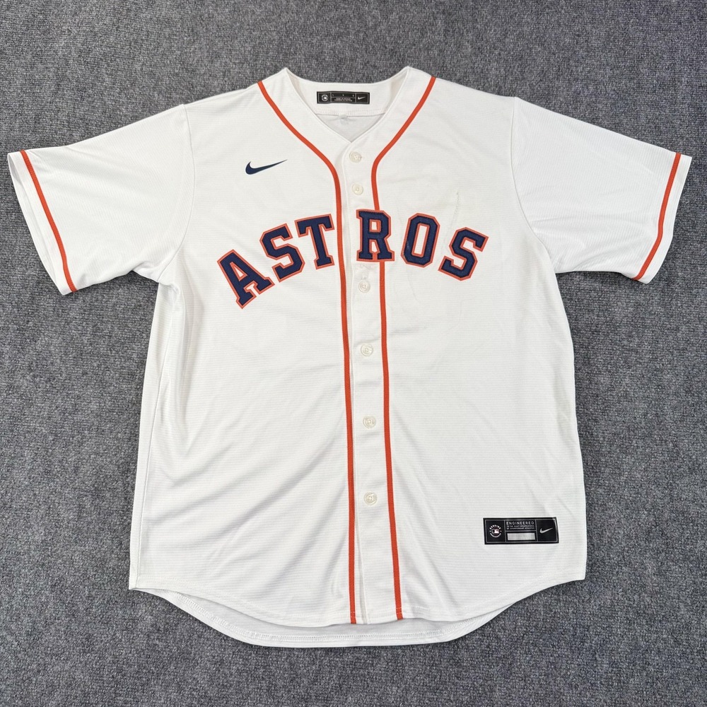 Houston‎ Astros Jersey Mens Large MLB Baseball Hernandez 69 Stitched Nike Shirt
